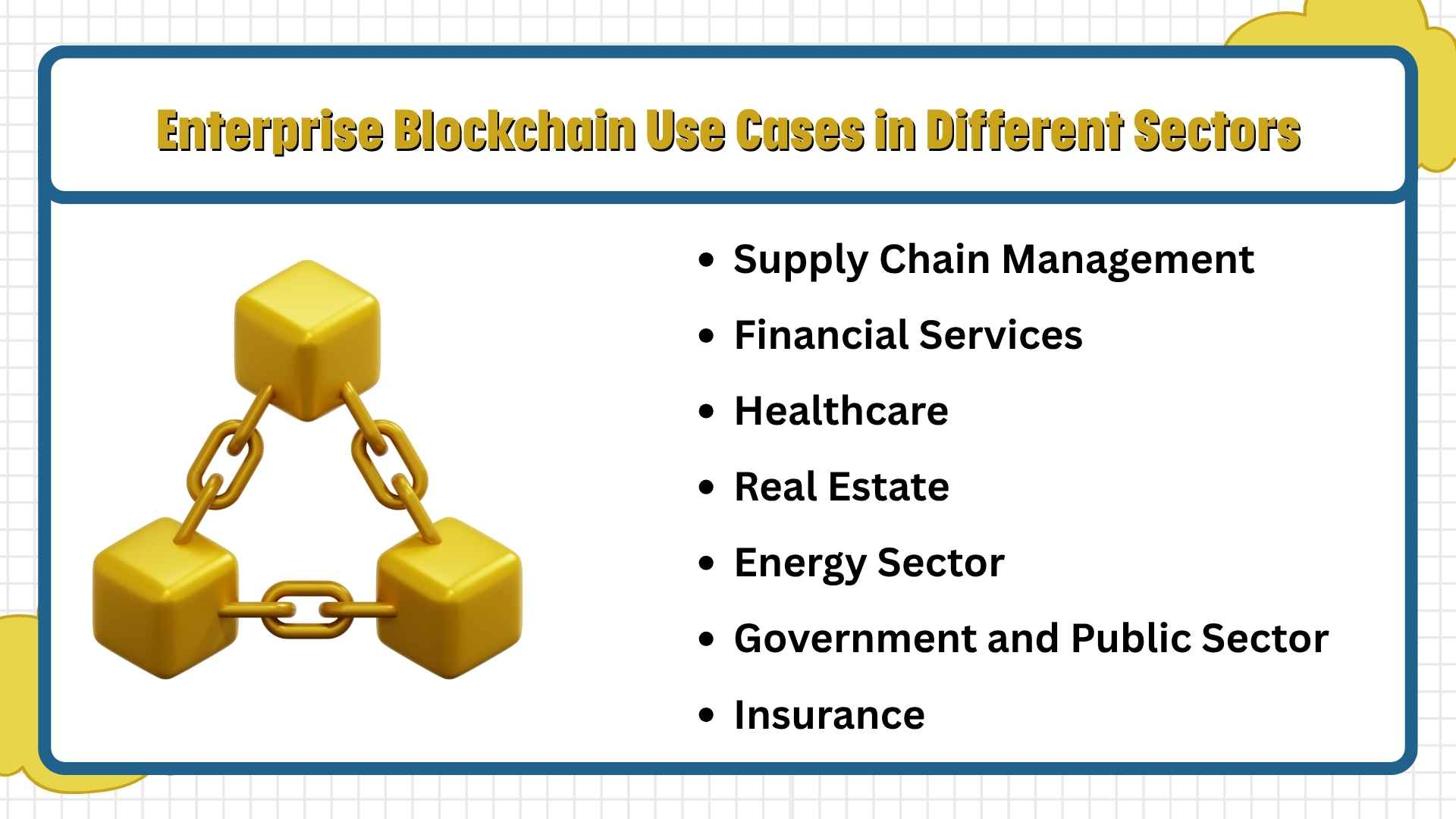 Enterprise Blockchain Use Cases in Different Sectors